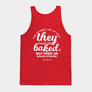 Pie quotes by Janet Clarkson v3 Tank Top